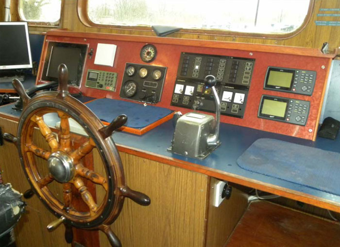 The helm console