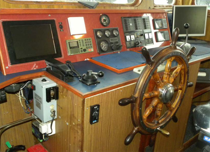 The helm console